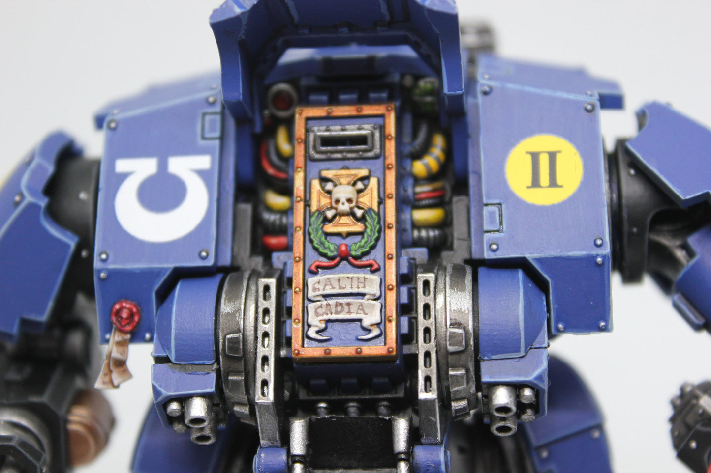 Redemptor Dreadnought *FINE DETAIL* - Primaris marine painted commission service. Option to fully magnetise weapon choices!