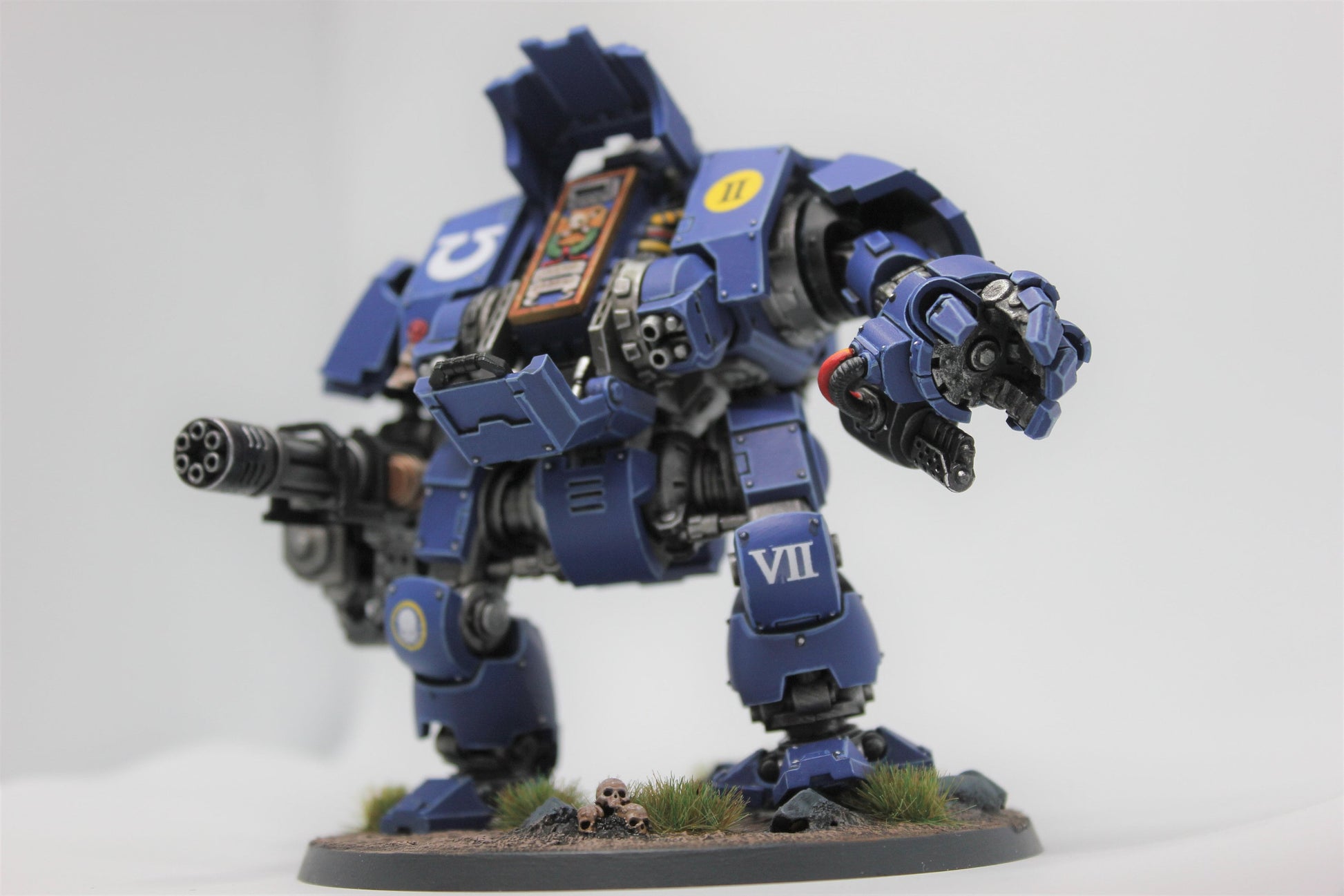 Redemptor Dreadnought *FINE DETAIL* - Primaris marine painted commission service. Option to fully magnetise weapon choices!