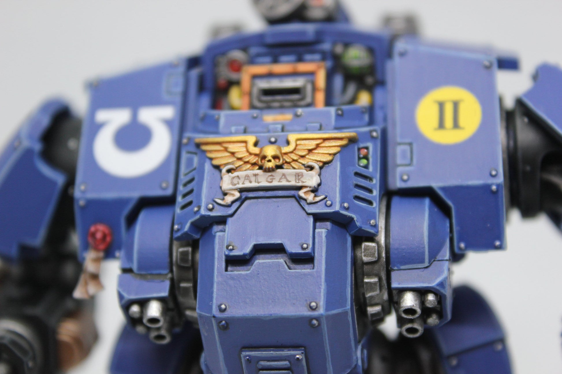 Redemptor Dreadnought *FINE DETAIL* - Primaris marine painted commission service. Option to fully magnetise weapon choices!