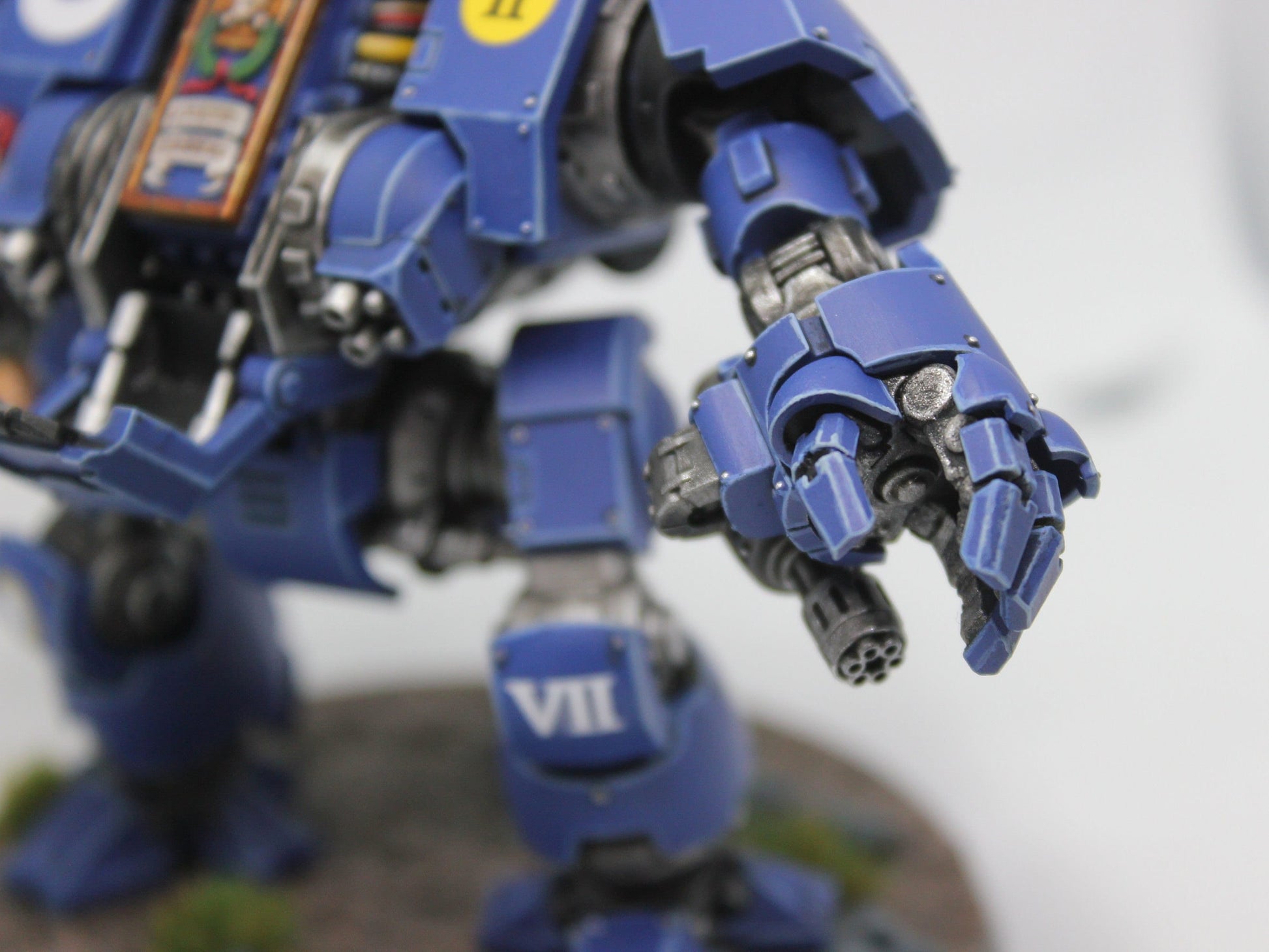 Redemptor Dreadnought *FINE DETAIL* - Primaris marine painted commission service. Option to fully magnetise weapon choices!