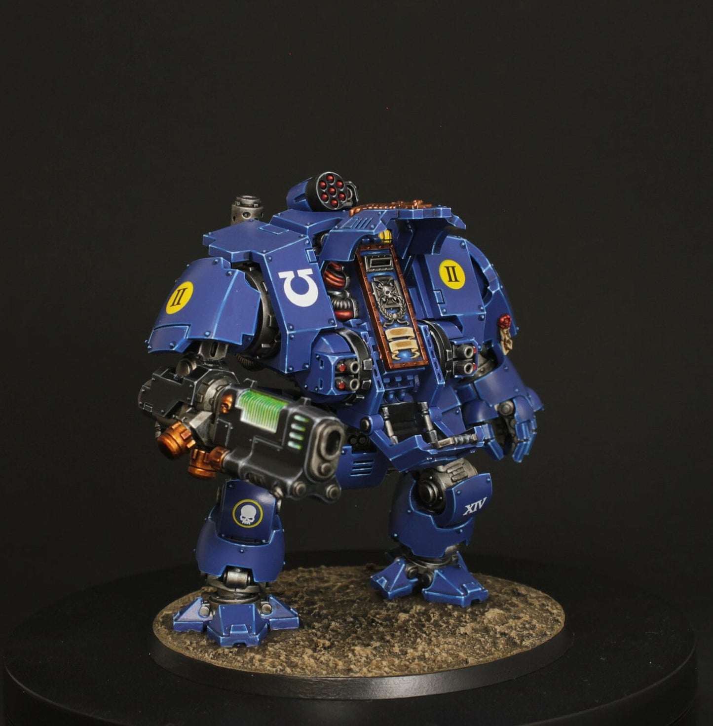 Redemptor Dreadnought *FINE DETAIL* - Primaris marine painted commission service. Option to fully magnetise weapon choices!