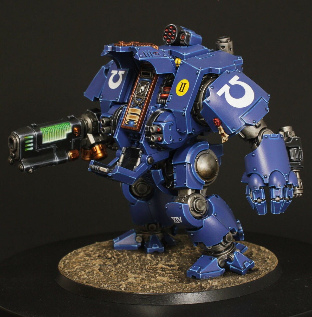 Redemptor Dreadnought *FINE DETAIL* - Primaris marine painted commission service. Option to fully magnetise weapon choices!