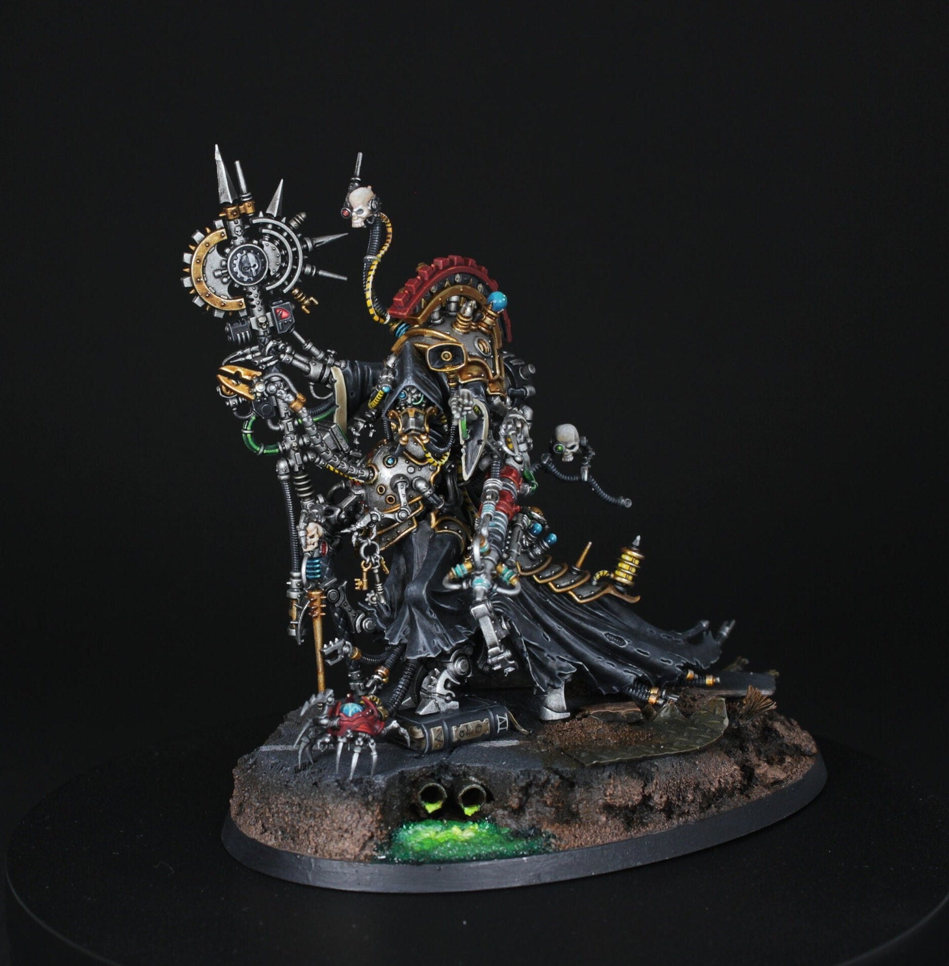 Belisarius Cawl *FINE DETAIL* 40k Painted miniature commission