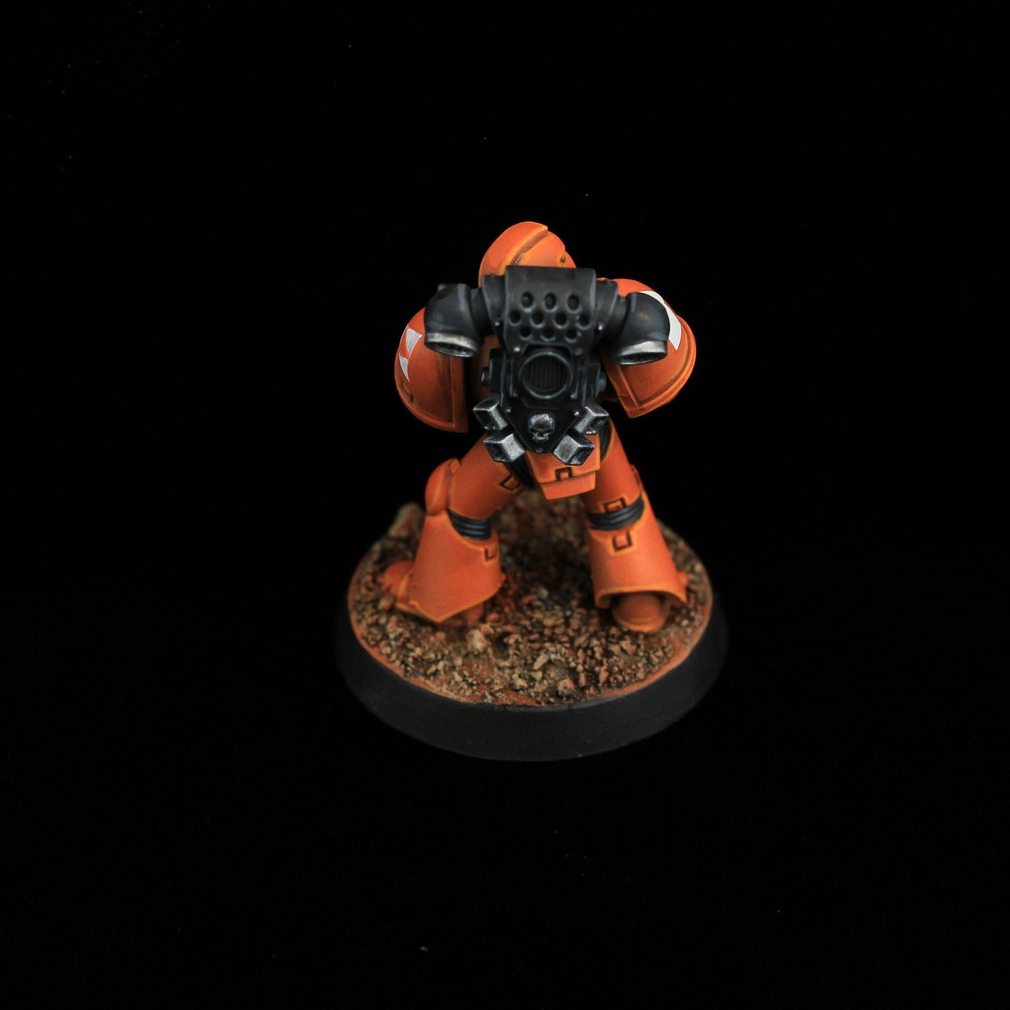 Warhammer 40k Tactical Space marine with CUSTOM LOGO - corporate gift or office mascot