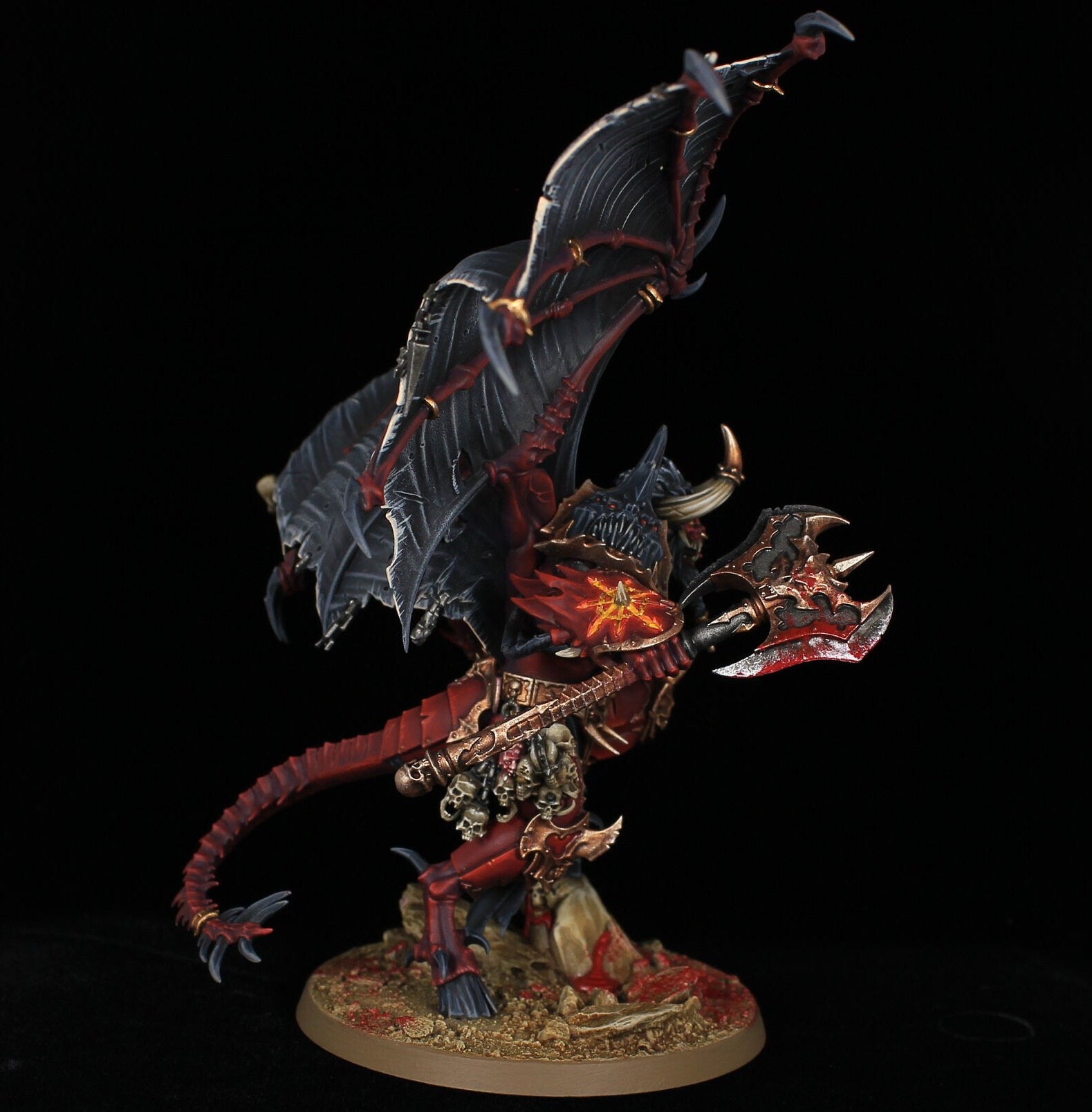 Daemon Prince *FINE DETAIL* Warhammer 40K painted Miniature