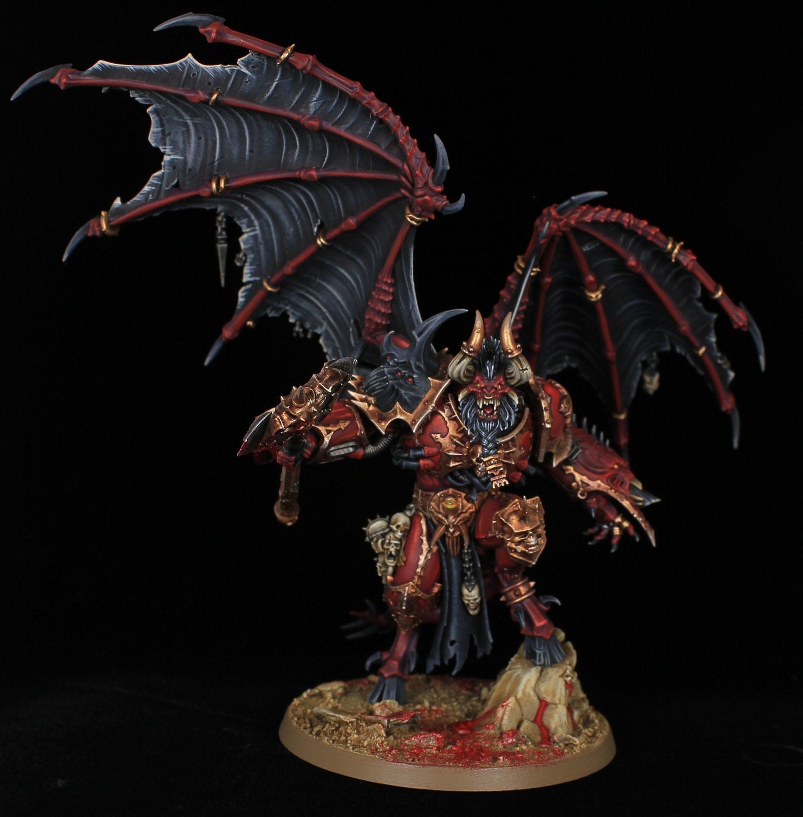 Daemon Prince *FINE DETAIL* Warhammer 40K painted Miniature