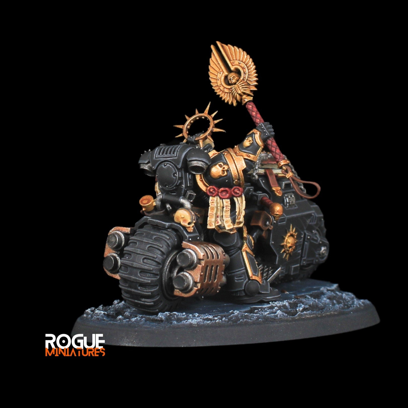 Primaris Chaplain on a Bike *ADVANCED DETAIL*