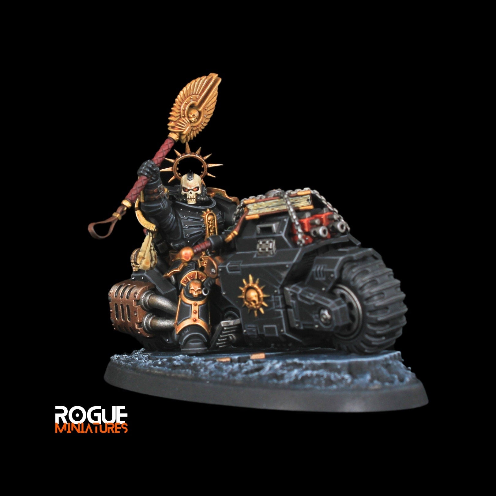 Primaris Chaplain on a Bike *ADVANCED DETAIL*