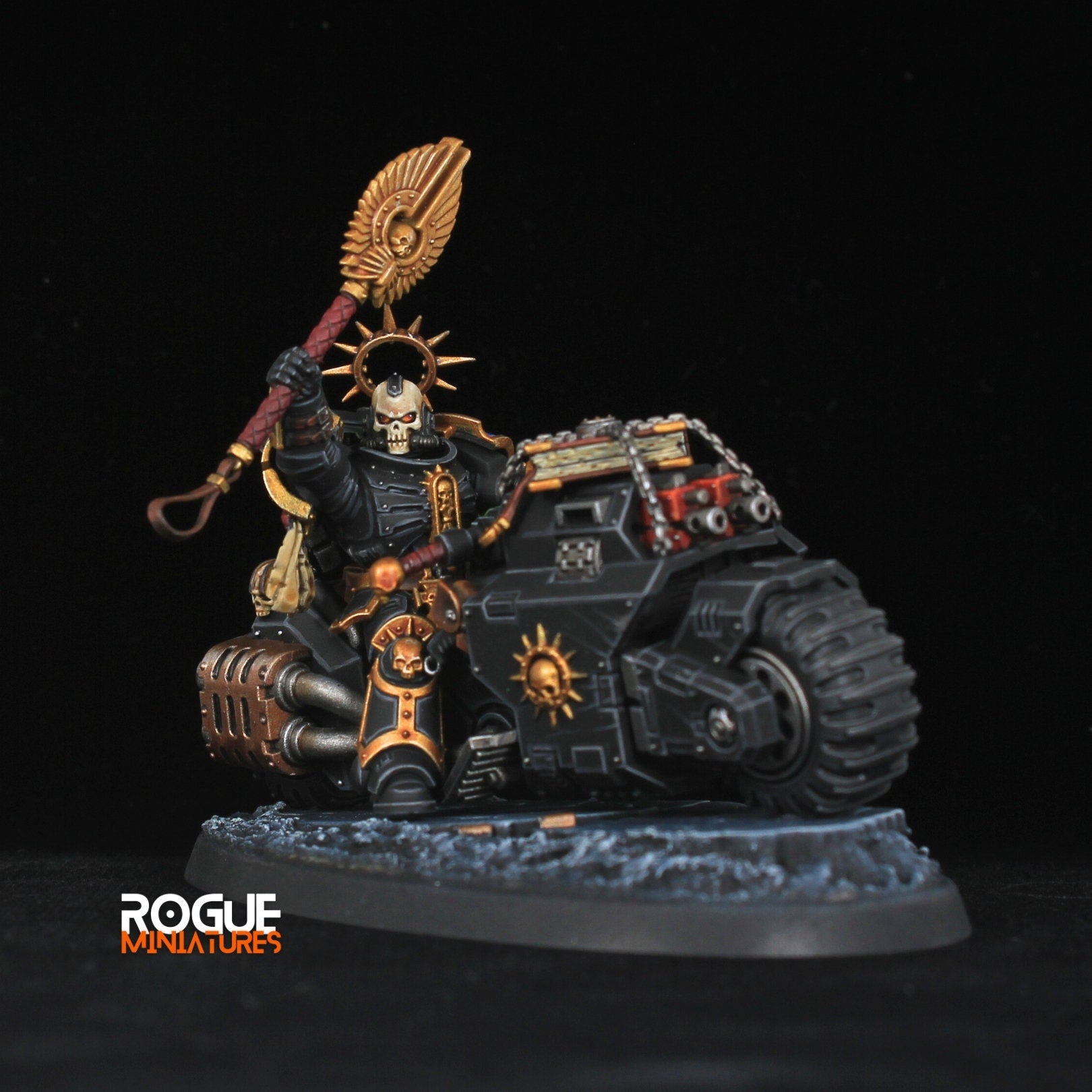 Primaris Chaplain on a Bike *ADVANCED DETAIL*