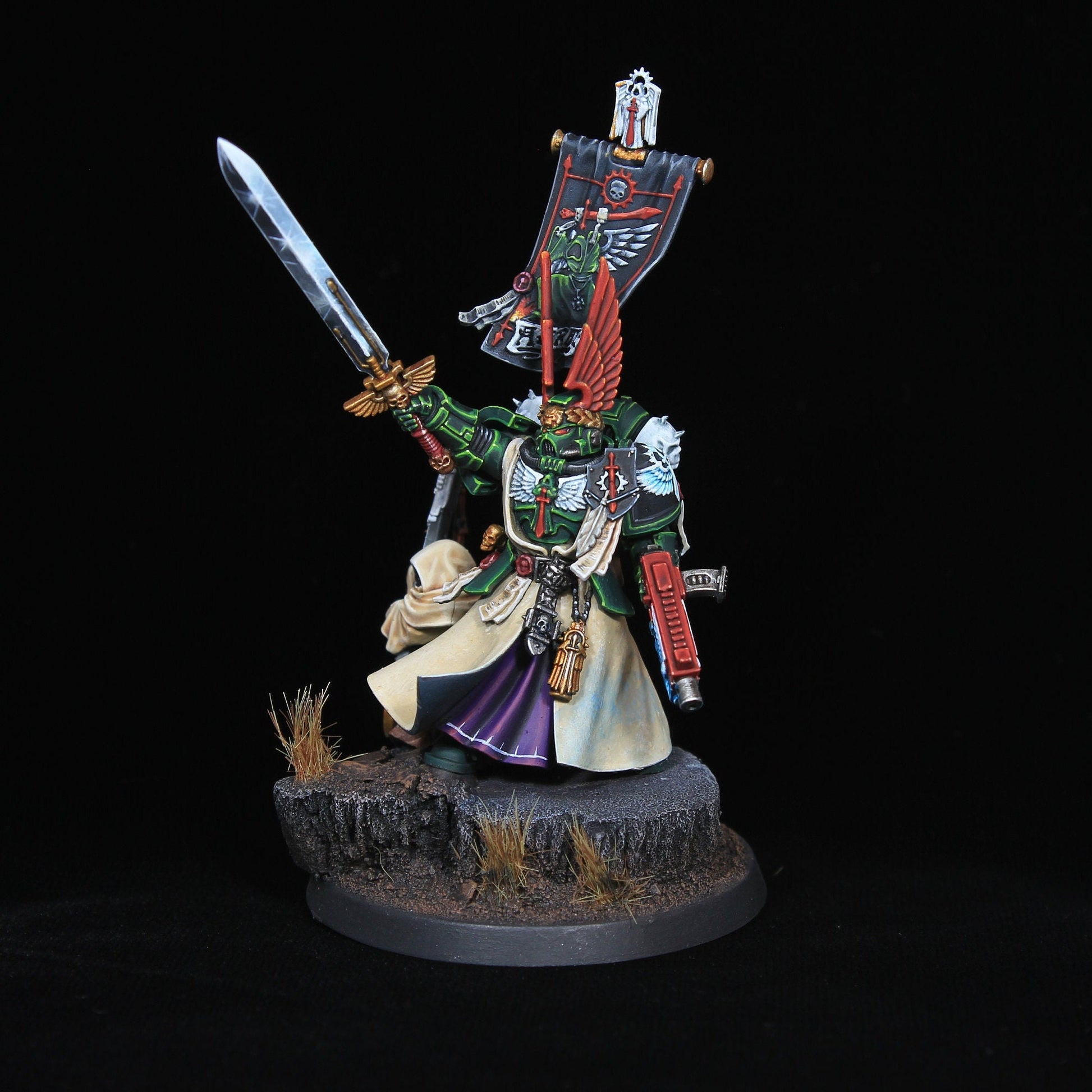 Azrael Dark Angel Chapter Master *FINE DETAIL* Warhammer 40k Commission