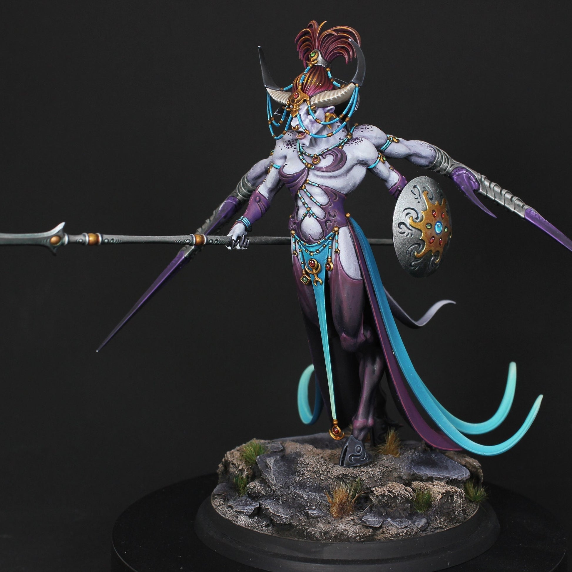 Shalaxi Helbane or Keeper of Secrets *FINE DETAIL* painted Warhammer Miniature