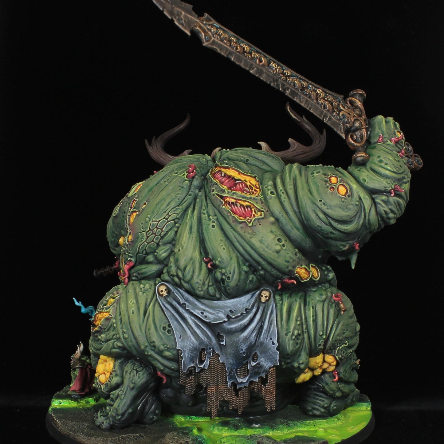 Great Unclean one Greater Demon *FINE DETAIL* painted Warhammer 40k Miniature