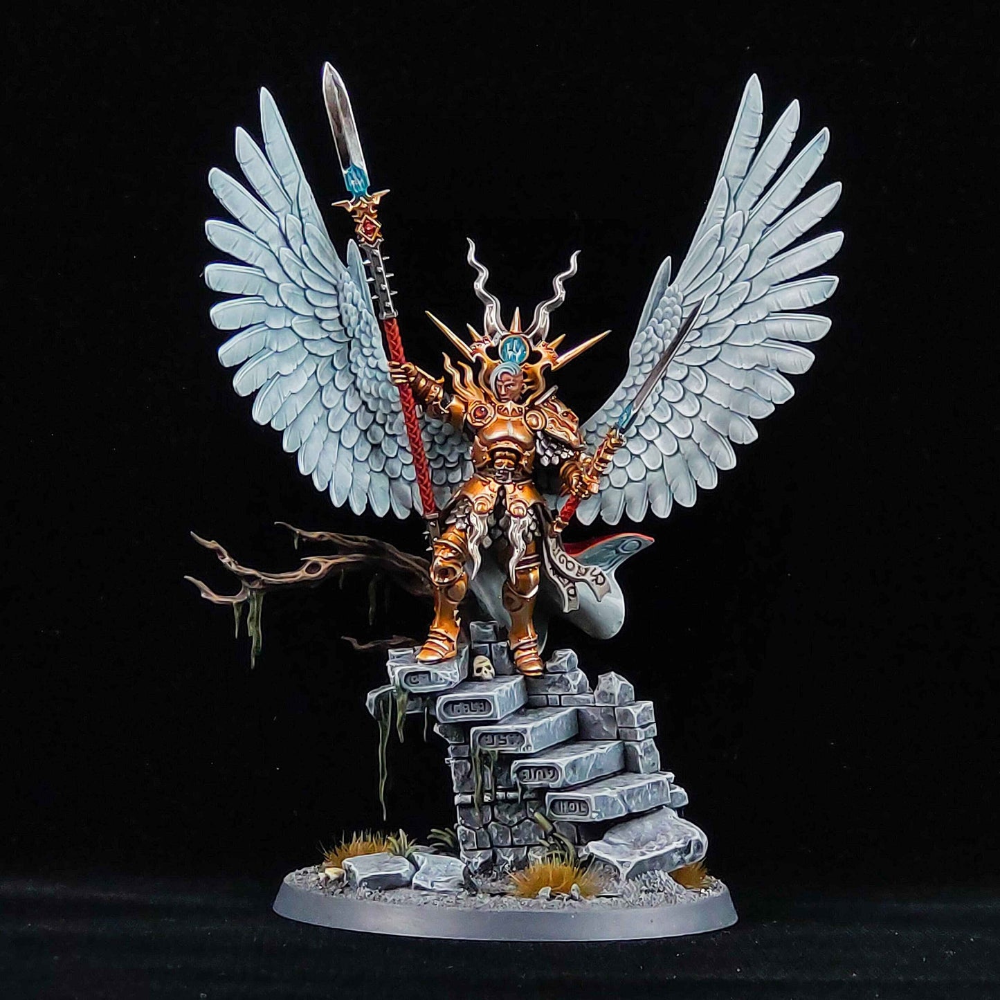 Yndrasta Celestial Spear *Fine-Detail* Warhammer AOS painted miniature