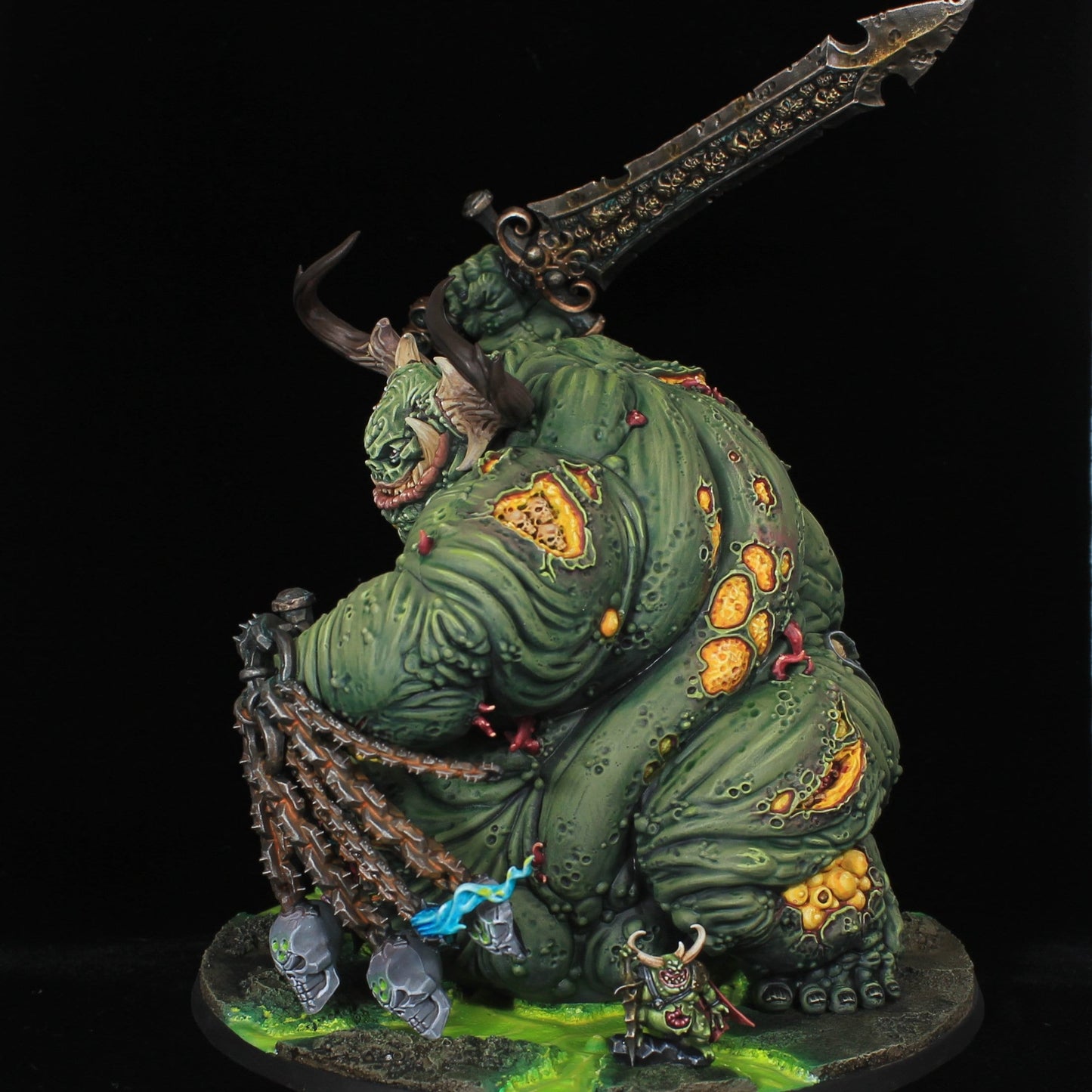 Great Unclean one Greater Demon *FINE DETAIL* painted Warhammer 40k Miniature