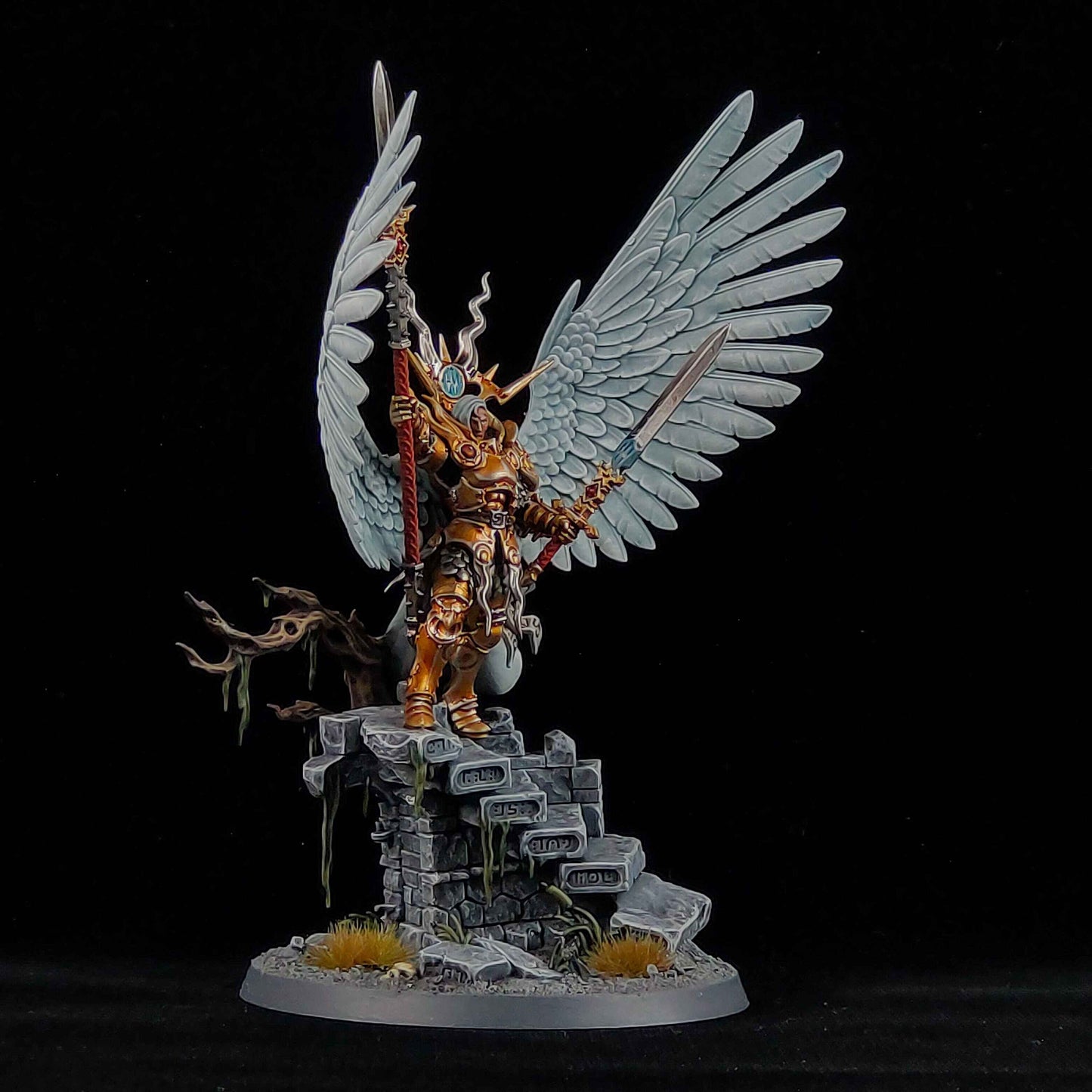 Yndrasta Celestial Spear *Fine-Detail* Warhammer AOS painted miniature