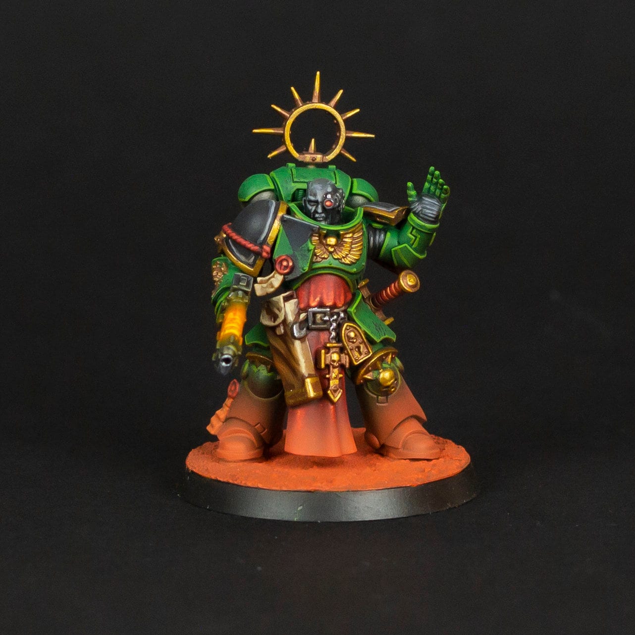 Salamander Army - Warhammer 40k painted Primaris Space marine Army