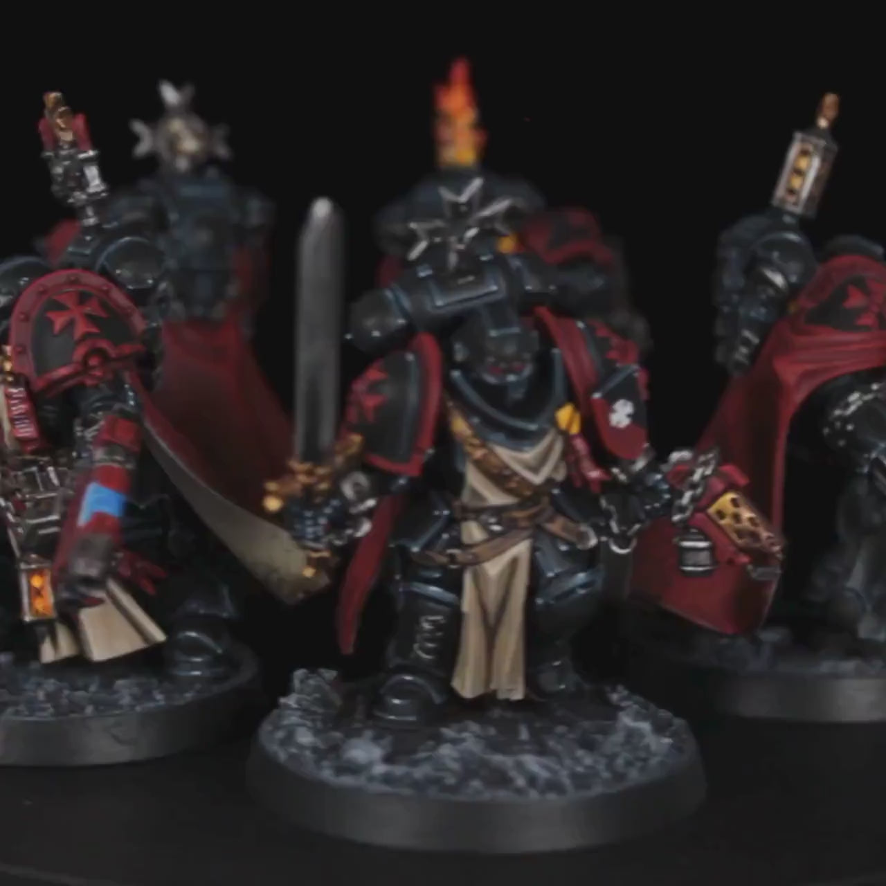 Black Templar Sword Brethren Squad *ADVANCED* Painted space marine commission service